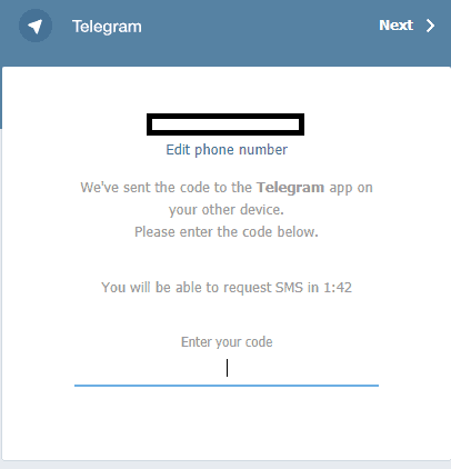 telegram desktop login