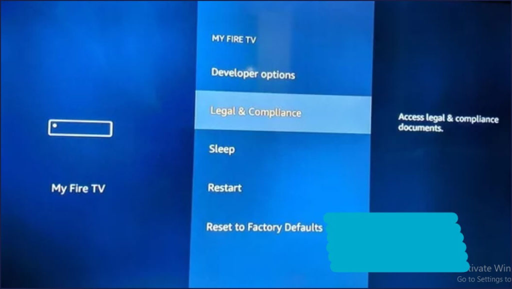 amazon firestick tv reset to factory default setting