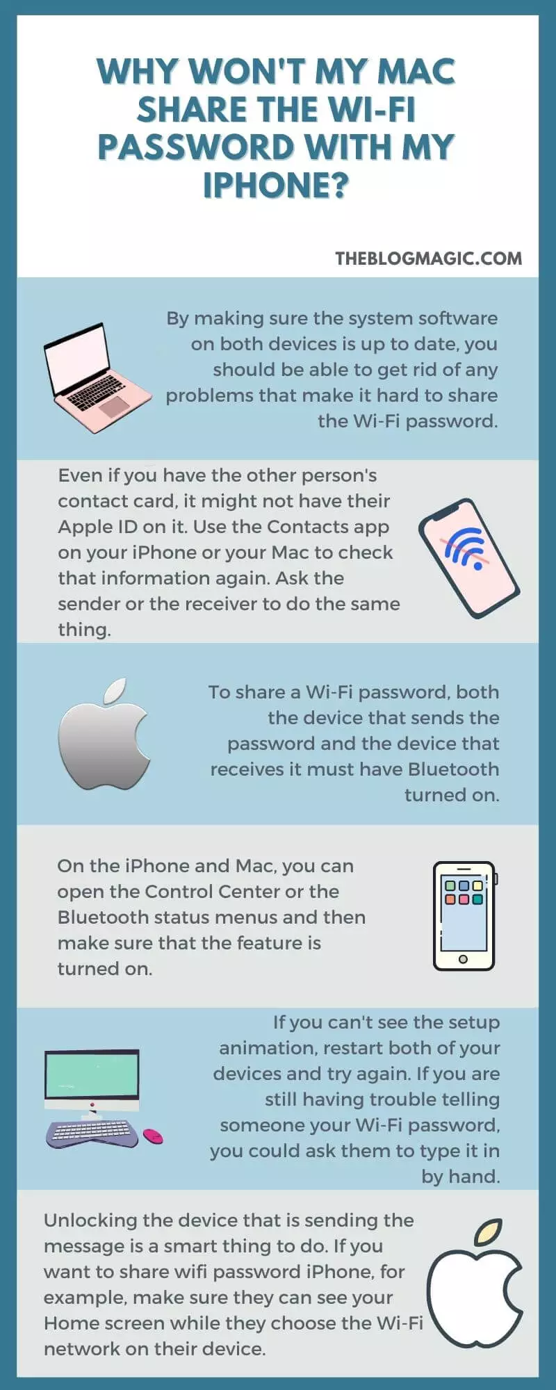 Why Won't My Mac Share the Wi-Fi password With My iPhone